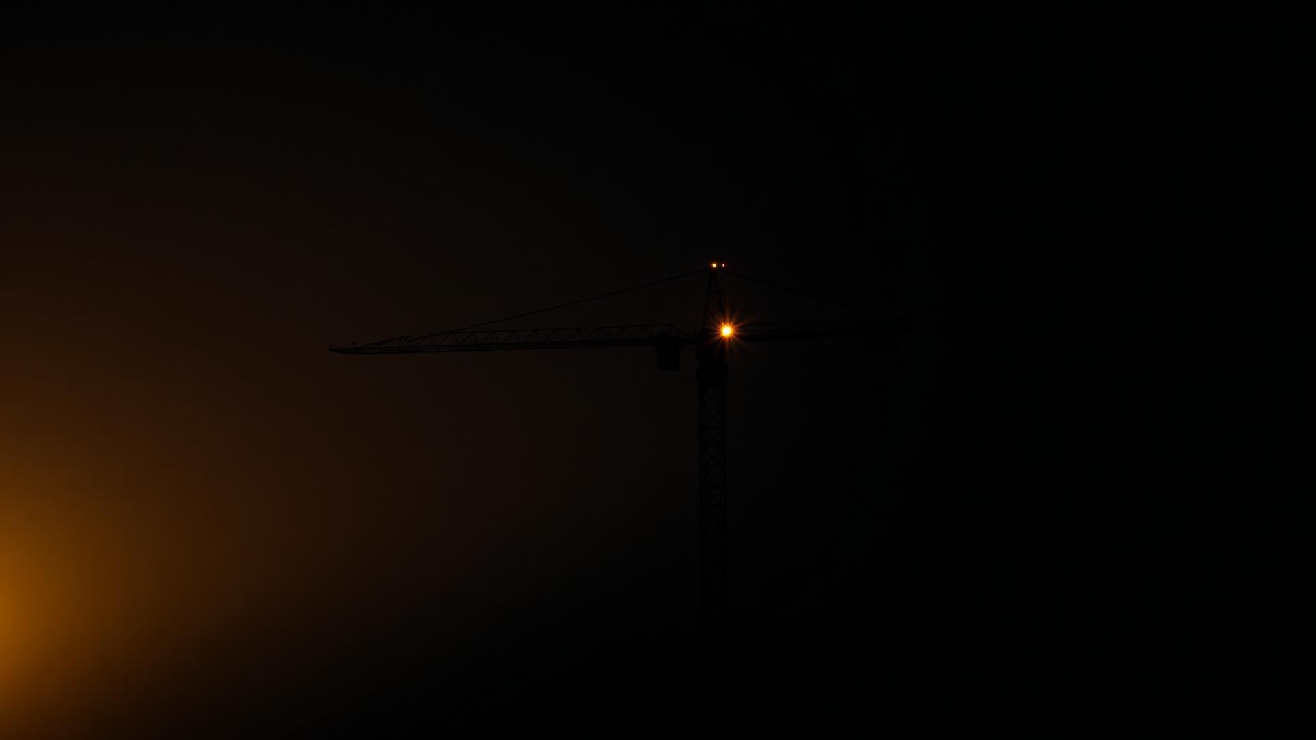 Tower crane silhouette — JASARA